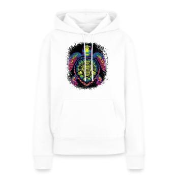 anniversaire cadeau idée sexualité 50e anniversaire blague - Sweat à capuche Premium bio Femme - blanc - Devant - Julia (174cm)