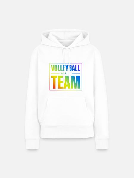 Volleyball Team - Frauen Premium Bio Hoodie - Weiß