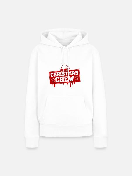 christmas crew - Frauen Premium Bio Hoodie - Weiß