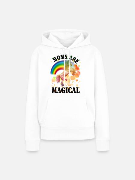 Mütter sind magisch - Frauen Premium Bio Hoodie - Weiß