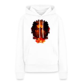 The Devil - Women’s Premium Organic Hoodie - white - Front - Julia (174cm)
