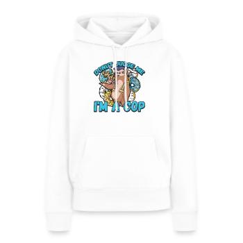 Donut Judge Me Im A Cop - Frauen Premium Bio Hoodie - Weiß - Vorne - Julia (174cm)