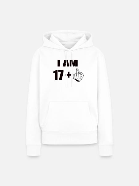 18 Geburtstag - Frauen Premium Bio Hoodie - Weiß