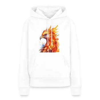 Phoenix - Women’s Premium Organic Hoodie - white - Front - Julia (174cm)