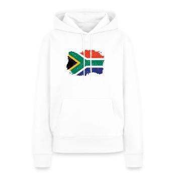 Roots Wurzeln Flagge heimat Land Suedafrika png - Frauen Premium Bio Hoodie - Weiß - Vorne - Julia (174cm)