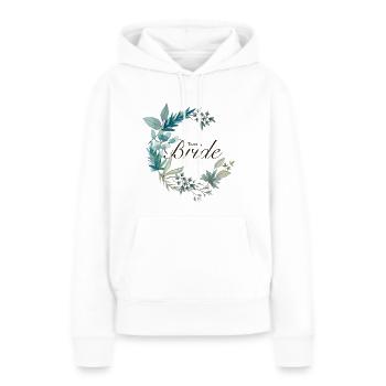 Team Bride / Team Bride JGA Young Women's Say Out - Women’s Premium Organic Hoodie - white - Front - Julia (174cm)