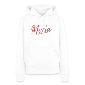 Elegant Maria - Women’s Premium Organic Hoodie - white - Front - Julia (174cm)