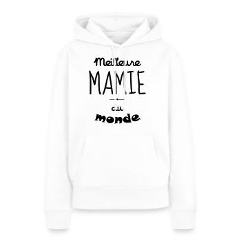 Großmütter / Oma / Mami / Großmutter / Mamy - Frauen Premium Bio Hoodie - Weiß - Vorne - Julia (174cm)