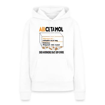 Abitur 2020 Abishirts Abschlussshirts AK 20 Abi - Frauen Premium Bio Hoodie - Weiß - Vorne - Julia (174cm)