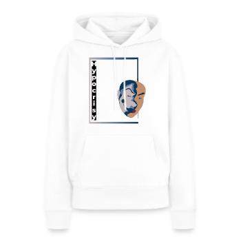 Heuchler - Frauen Premium Bio Hoodie - Weiß - Vorne - Julia (174cm)