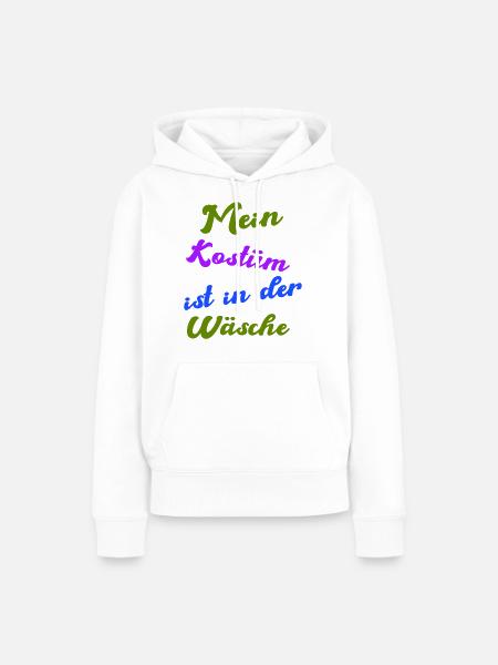 kostüm wäsche - Frauen Premium Bio Hoodie - Weiß