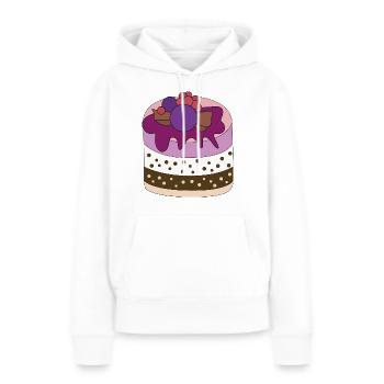 Törtchen - Frauen Premium Bio Hoodie - Weiß - Vorne - Julia (174cm)