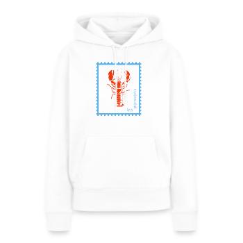 Vintage Red Lobster - Frauen Premium Bio Hoodie - Weiß - Vorne - Julia (174cm)