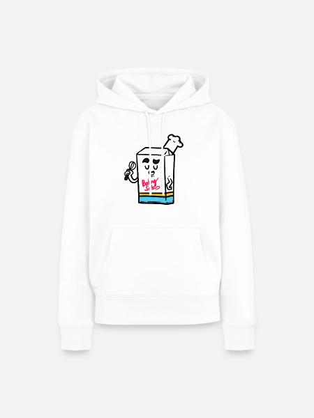 Baking Soda - Frauen Premium Bio Hoodie - Weiß