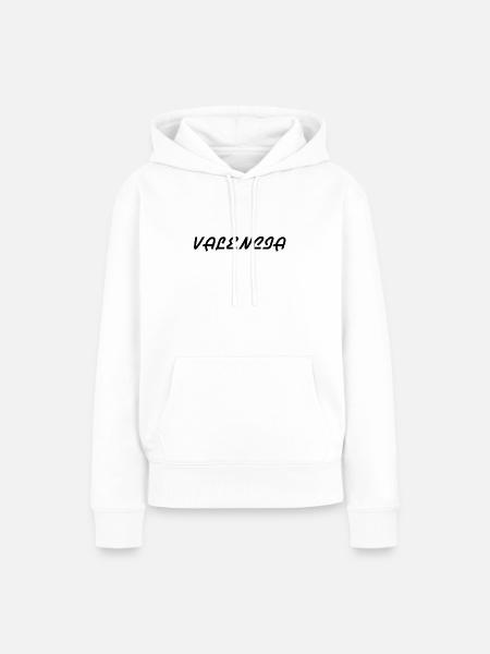 Valencia - Frauen Premium Bio Hoodie - Weiß