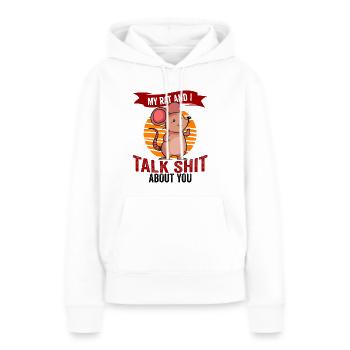 Rat Rodent Rat Lovers Mouse Pet - Frauen Premium Bio Hoodie - Weiß - Vorne - Julia (174cm)