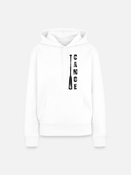 Kanu Kanufahrer Kanufahren - Frauen Premium Bio Hoodie - Weiß