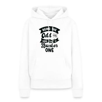 Mathematik Ungerade Zahlen Mathematik Smart - Frauen Premium Bio Hoodie - Weiß - Vorne - Julia (174cm)