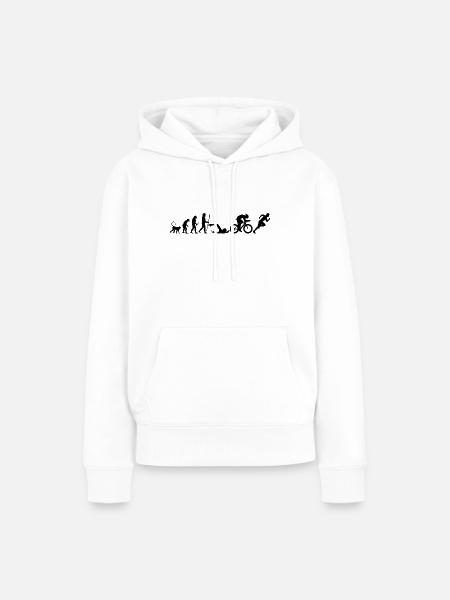 Triathlon Entwicklung - Frauen Premium Bio Hoodie - Weiß