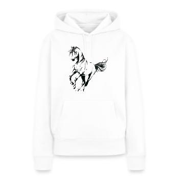 Beautiful horse - Women’s Premium Organic Hoodie - white - Front - Julia (174cm)
