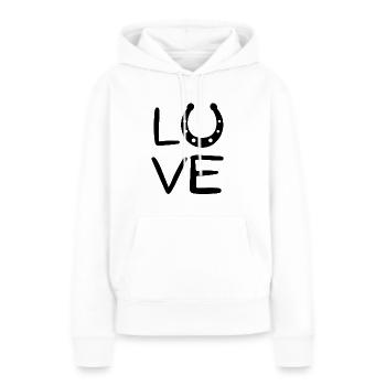 Horse Love - Women’s Premium Organic Hoodie - white - Front - Julia (174cm)