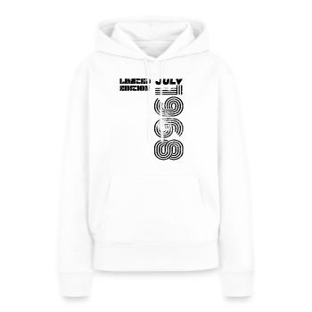 1968 - Frauen Premium Bio Hoodie - Weiß - Vorne - Julia (174cm)