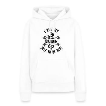 Festival Renaissance Foire de Ren - Sweat à capuche Premium bio Femme - blanc - Devant - Julia (174cm)