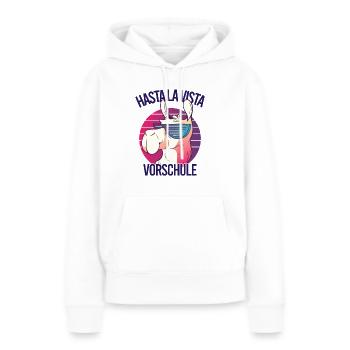 Vorschulkind Verabschieden Kindergarten Vorschule - Frauen Premium Bio Hoodie - Weiß - Vorne - Julia (174cm)
