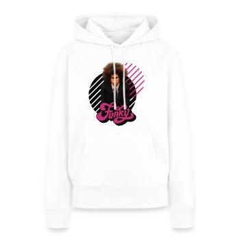 Funky Man - Frauen Premium Bio Hoodie - Weiß - Vorne - Julia (174cm)