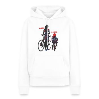 Das Muttertags Mutter und Tochter Matching - Frauen Premium Bio Hoodie - Weiß - Vorne - Julia (174cm)