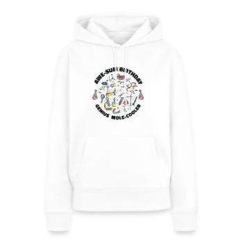 Wissenschaft Thema Geburtstagsfeier Chemie - Frauen Premium Bio Hoodie - Weiß - Vorne - Julia (174cm)