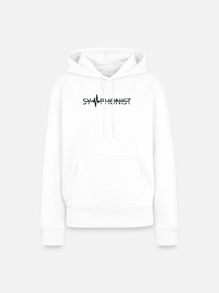 Symphoniker Heartbeat Komponist Musiker - Frauen Premium Bio Hoodie - Weiß