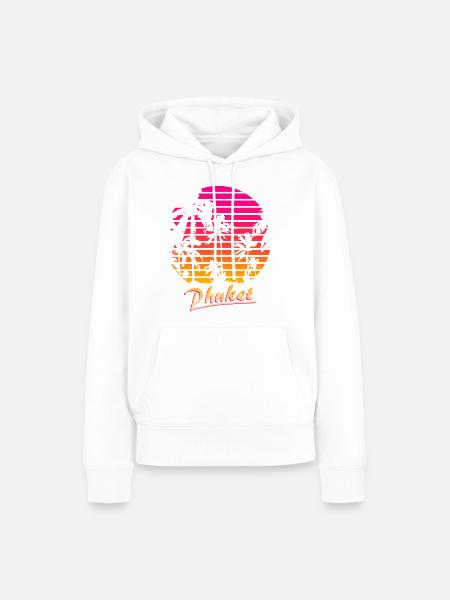 Phuket - Frauen Premium Bio Hoodie - Weiß