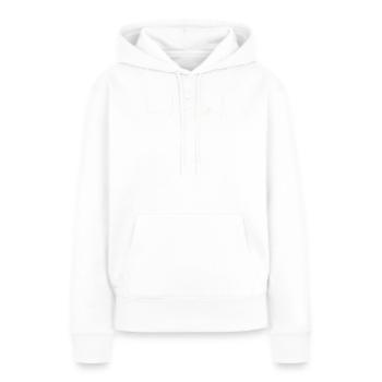 Armor Angel Harp. Corazón. Amor. Ekg. Legumbres. - Sweat à capuche Premium bio Femme - blanc - Devant - Julia (174cm)