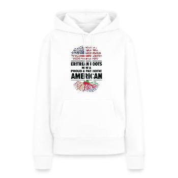 Eritreische amerikanische Patriotin USA Gewachsen - Frauen Premium Bio Hoodie - Weiß - Vorne - Julia (174cm)