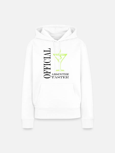 Offizielle Absinth-Verkostung - Frauen Premium Bio Hoodie - Weiß