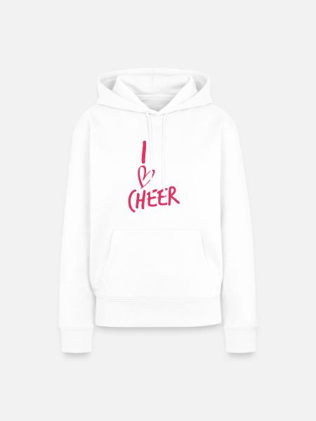 Leben Liebe Jubel - Frauen Premium Bio Hoodie - Weiß