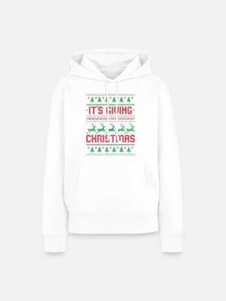 Es ist das Schenken von Weihnachten - Frauen Premium Bio Hoodie - Weiß