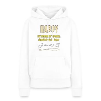 Journée internationale des sceptiques - Sweat à capuche Premium bio Femme - blanc - Devant - Julia (174cm)
