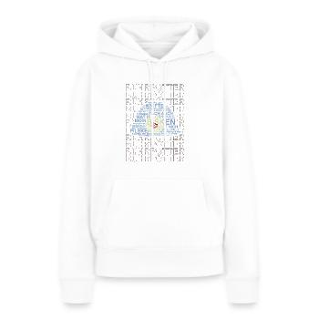 Ruhrpott Words – Mining Nostalgia - Women’s Premium Organic Hoodie - white - Front - Julia (174cm)