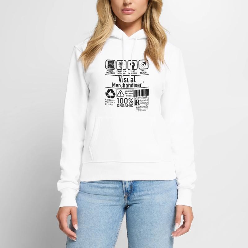 Visual Merchandiser multi tasking problem solving Frauen Premium Bio Hoodie