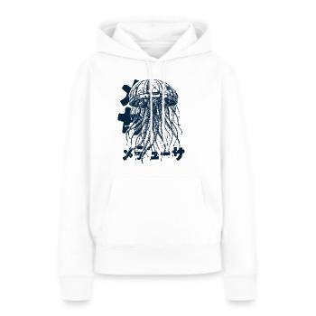 Robot Jellyfish - Mecha Medusa - Women’s Premium Organic Hoodie - white - Front - Julia (174cm)