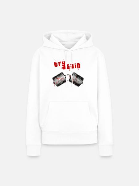 Power lifting - Frauen Premium Bio Hoodie - Weiß