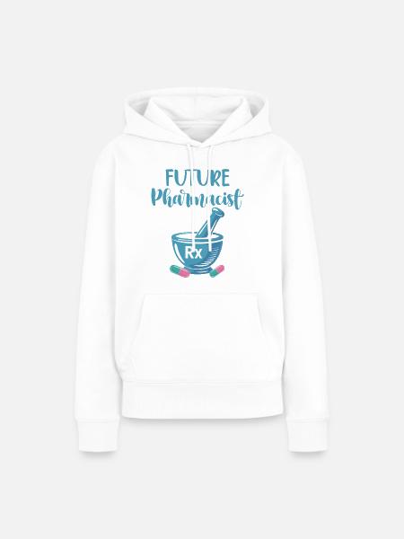 Zukunft Apotheker - Frauen Premium Bio Hoodie - Weiß