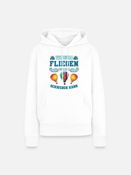 Heißluftballon - Frauen Premium Bio Hoodie - Weiß