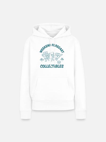 Wochenend-Prognose-Sammlerpaket Ripping Trading - Frauen Premium Bio Hoodie - Weiß