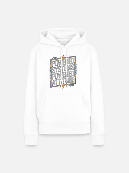 Industrial Electrician Powered Systems Wiring - Frauen Premium Bio Hoodie - Weiß