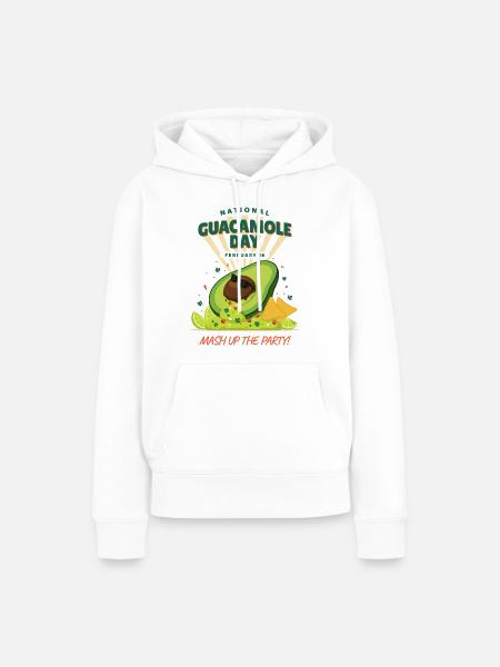 National Guacamole Day - Frauen Premium Bio Hoodie - Weiß