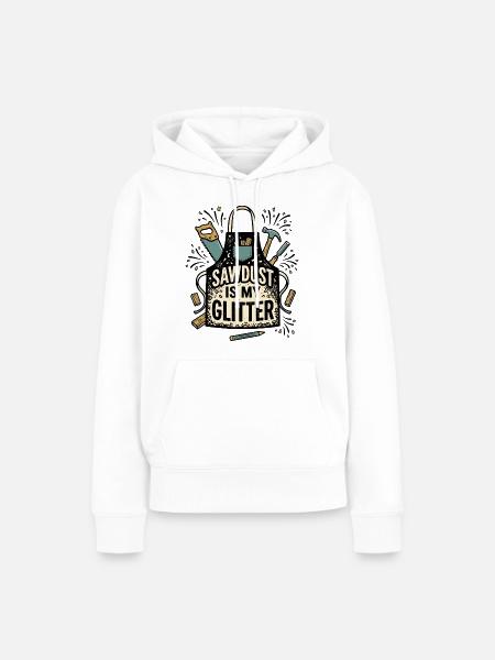 Carpenter Life – Woodworking & Tools Design - Frauen Premium Bio Hoodie - Weiß