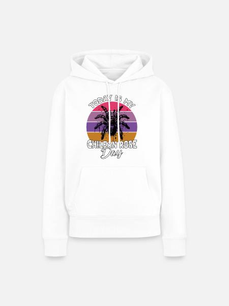 Chile Vogelspinne - Frauen Premium Bio Hoodie - Weiß